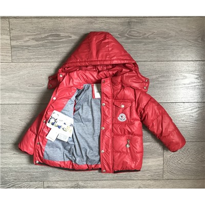 М.17-62 Куртка Moncler красная  (98,104,110,116,122)