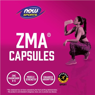 NOW Foods, Sports, ZMA, восстановление после физической активности, 90 капсул