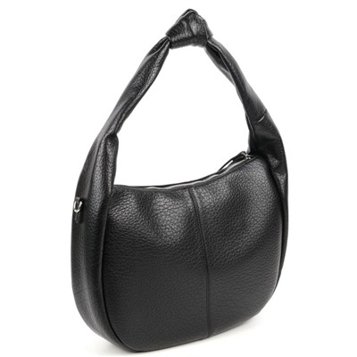 Женская сумка хобо из эко кожи D002 Блек