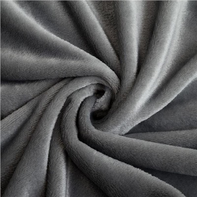 Плед LoveLife 150х200 см, велсофт, цвет серый, 100% пэ