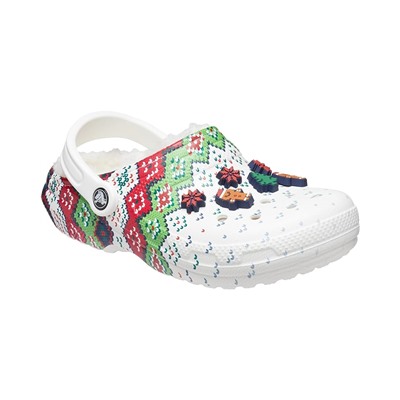 cr*cs Classic Lined Holiday Charm Clog