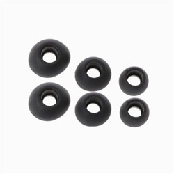 Амбушюры для наушников силиконовые (3 в 1) (black)