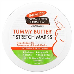 Palmers, Формула с какао-маслом, масло для живота Tummy Butter, против растяжек, 125 г (4,4 унции)