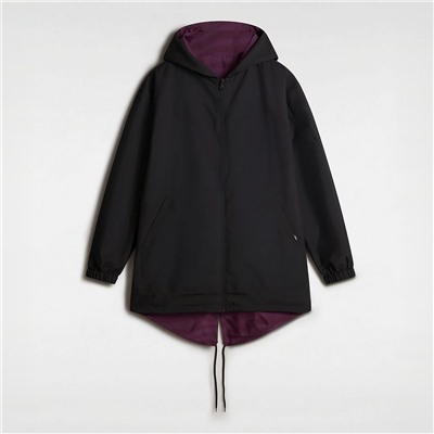 Chaqueta Mercy - reversible - violeta y negro