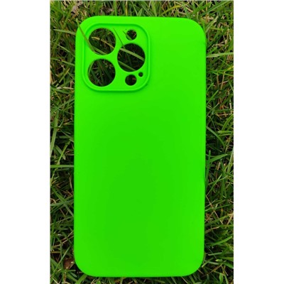 Чехол Silicone Cese на iPhone 13 Pro Max (Shiny Green) без логотипа