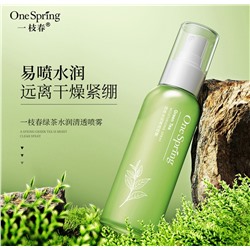 Увлажняющий спрей для лица и тела One Spring Green Tea Moisturizing Spray с экстрактом зеленого чая, 100мл
