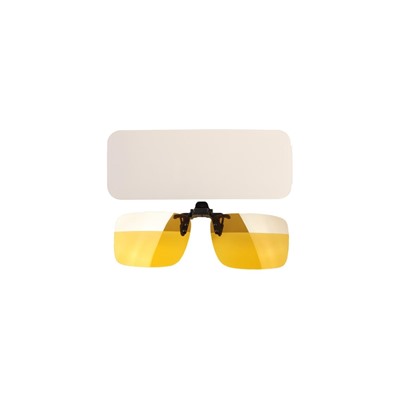 Насадки на очки в упаковке H4.0 Желтые зеркальная полоса