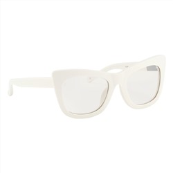 Phillip Lim - gafas de sol para mujer - blanco - lentes: topo - UV: categoría 1