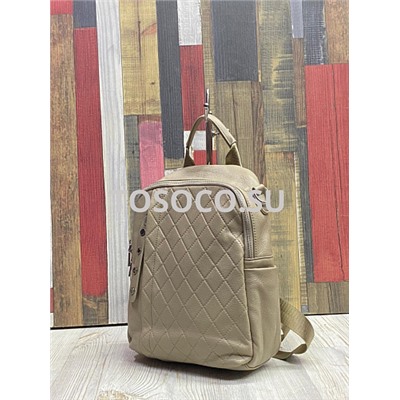 8299-2 khaki рюкзак Wifeore натуральная кожа 28x9x21