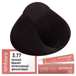 Крем-краска для волос AMBIENT 3.77, Tefia