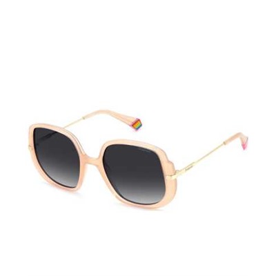 Polaroid Women's Pink Square Sunglasses, Polaroid