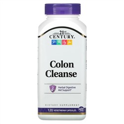 21st Century, Colon Cleanse, 120 вегетарианских капсул