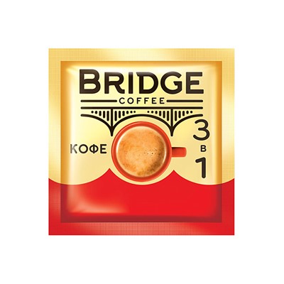 «Bridge Coffee», напиток кофейный 3 в 1, 20 г