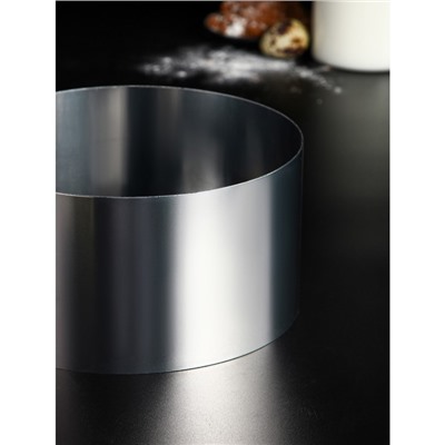 Форма для выпечки, профессиональная «Круг», d-16, h-8,5 см, сталь 0,8 мм