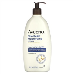 Aveeno, лосьон для увлажнения кожи, без запаха, 532 мл (18 жидк. унций)