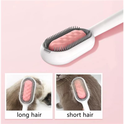 Универсальная расческа-щетка для вычесывания питомцев Pet Cleaning Hair Removing Comb