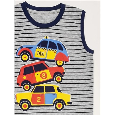 Denokids Комплект футболки и шорт для мальчика Taxi