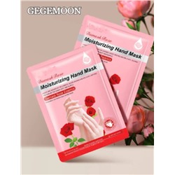 Маска-перчатки для рук с экстрактом розы Gegemoon Rose 1шт