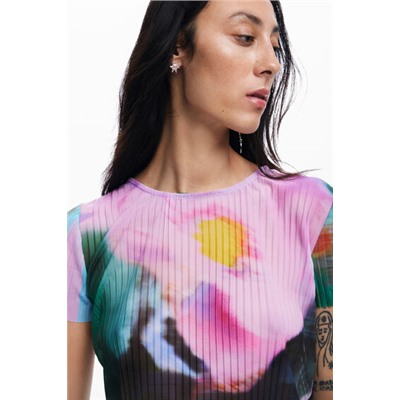 Faded landscape T-shirt