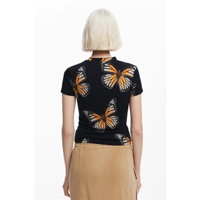 Short-sleeve butterfly T-shirt