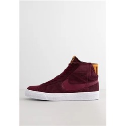 Nikе Sportswear — SB ZOOM BLAZER MID PRM — высокие кроссовки — бордовый