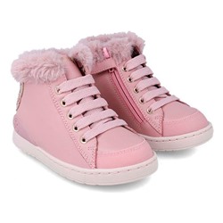 Biomecanics - sneakers altas - cuero - rosa