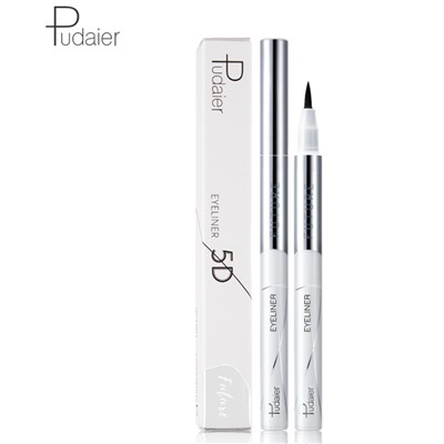 Pudaier, водостойкая подводка-маркер для макияжа глаз, 2,5 мл. цвет черный.
