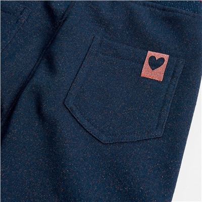 Pantalón jogger - algodón - azul marino