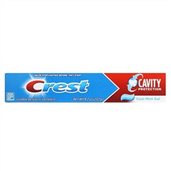 Crest, Cavity Protection, зубная паста с фтором, охлаждающий гель с мятой, 232 г (8,2 унции)