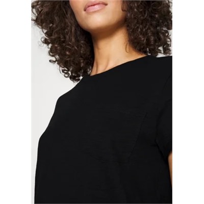 Gap Tall - SOLID TEE DRESS - платье из джерси - черный