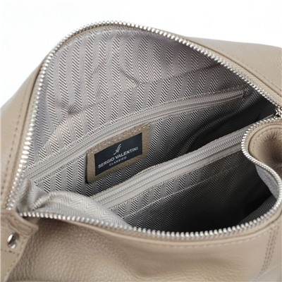 Женская кожаная сумка-рюкзак Sergio Valentini SV-90121 Шалоу Хаки