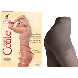 Колготки корректирующие Active Soft 40den графит