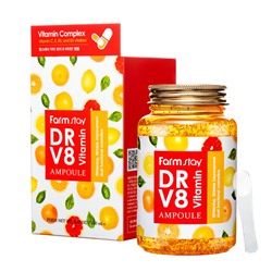 (Китай) Сыворотка-желе с витаминами FarmStay DR-V8 Vitamin Ampoule