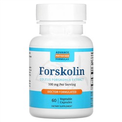 Advance Physician Formulas, Inc., Forskolin, Coleus Forskohlii Extract, 100 mg, 60 Vegetable Capsules