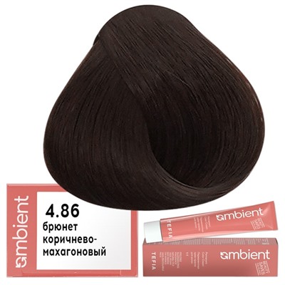 Крем-краска для волос AMBIENT 4.86, Tefia