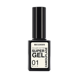 Лак для ногтей Super Gel Camouflage тон:01 milk