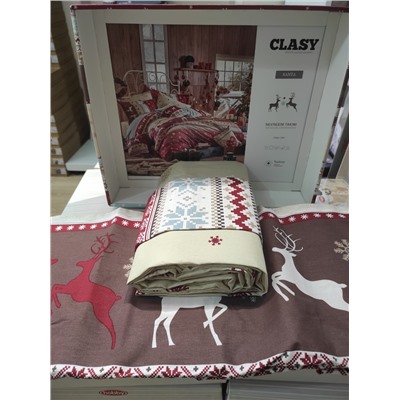 Clasy 🎅🏻 НОВОГОДНИЙ 🎅🏻 Комплект 2х спального постельного белья