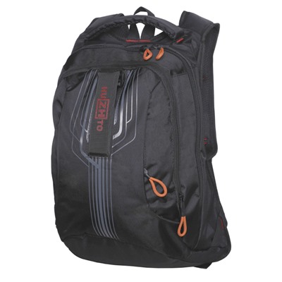 Молодежный рюкзак MERLIN F505 черно-оранжевый