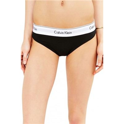 Женский комплект Calvin Klein с чашечками черный: топ и плавки C01