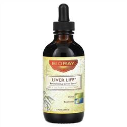 Bioray, Liver Life, восстанавливающий тоник для печени, 118 мл (4 жидких унции)