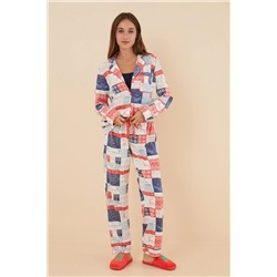 Women'secret Pijama camisero 100% algodón Harry Potter