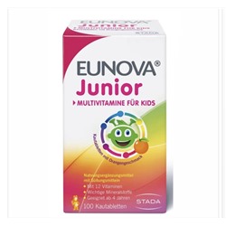 Eunova® Junior Kautabletten Multivitamine für Kids мультивитамины для детей.