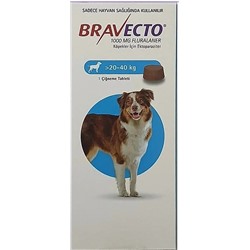 Bravecto 20–40 кг Таблетка от наружных паразитов для собак | Эффективная таблетка на 3 месяца