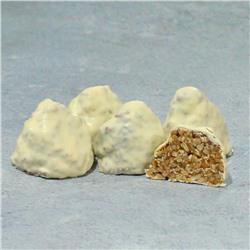 Семена подсолнечника в карамели с кунжутом в белой глазури