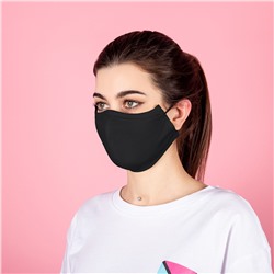 Защитная тканевая маска чёрного цвета