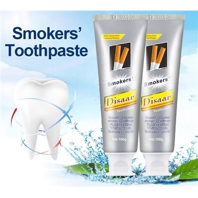 Отбеливающая зубная паста для курящих Disaar Smokers Toothpaste 100 ml
