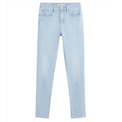 Женские джинсовые брюки LEVI'S 721 High Rise Skinny Jeans с пятью карманами 93719630 синие