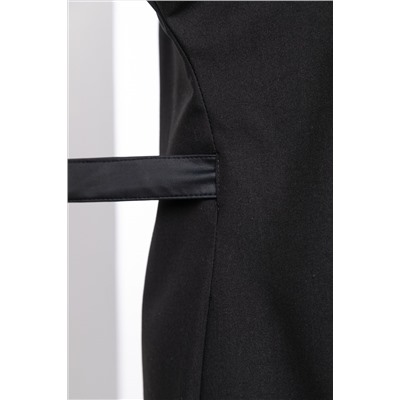 Платье на запахе Ида (черное) П8384