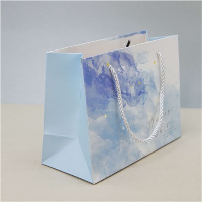 Пакет подарочный (XS) "Planer", blue (19.5*14.5*10)