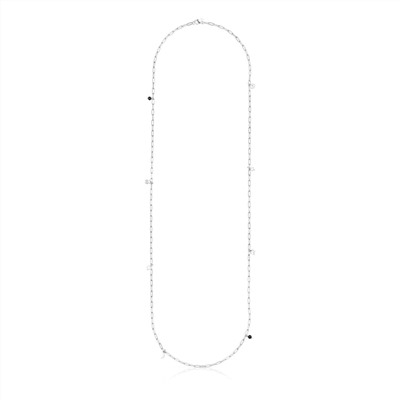 Collar Magic Nature - plata 925/1000 (22 kt) - perla cultivada de agua dulce - ónix